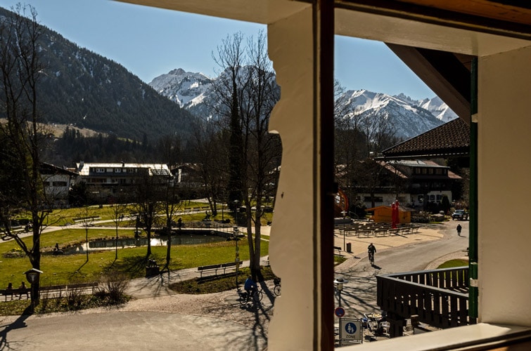 Blick auf Kurpark | Almfried Oberstdorf00